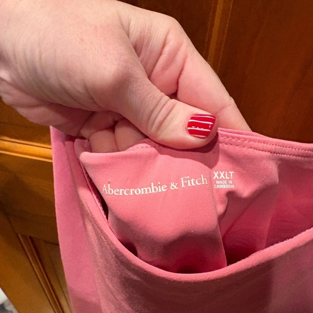 Abercrombie & Fitch Women’s Traveler Mini Dress Size XXL Tall Pink Color - Picture 5 of 6